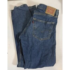 Levi's 502 Regular Taper Fit Men's Jeans Dark Wash Denim 33x32